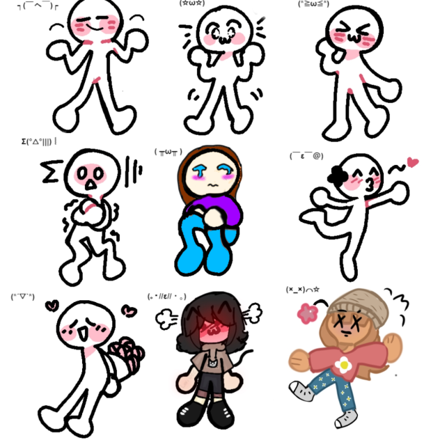 Emotes Emotion collab - ibisPaint