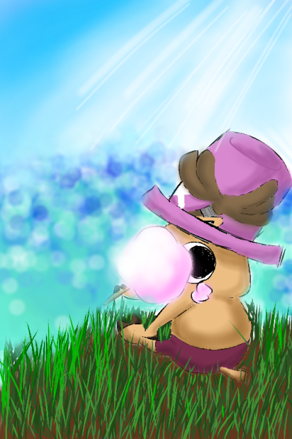 わたあめとチョッパー Ibispaint