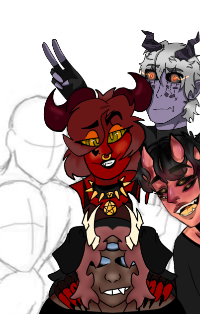 Demon collab - ibisPaint