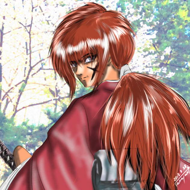 満開のサクラでござるよ。