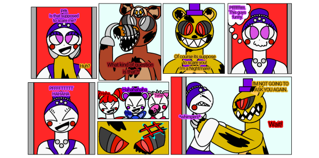 N-o. p2(redrawn) Fnaf fan comic