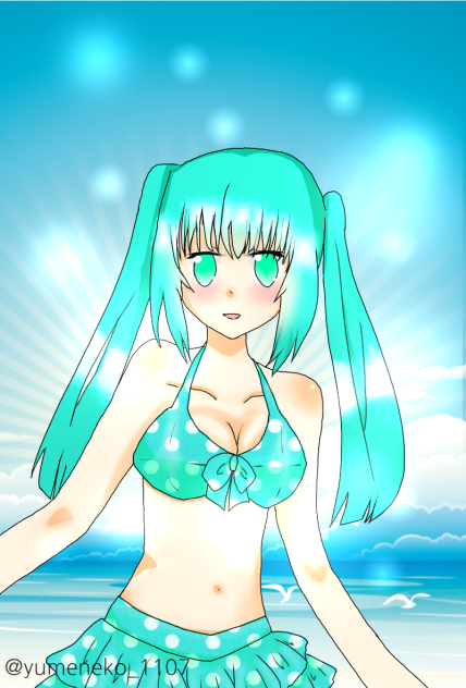 水着ミクちゃん