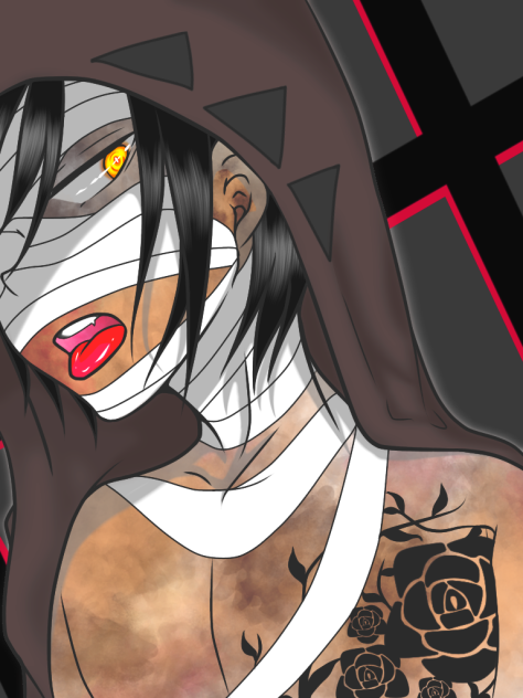 ザックに刺青を入れた