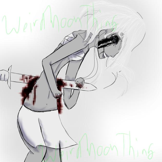 BACKSTABBED TW BLOOD BLURRED