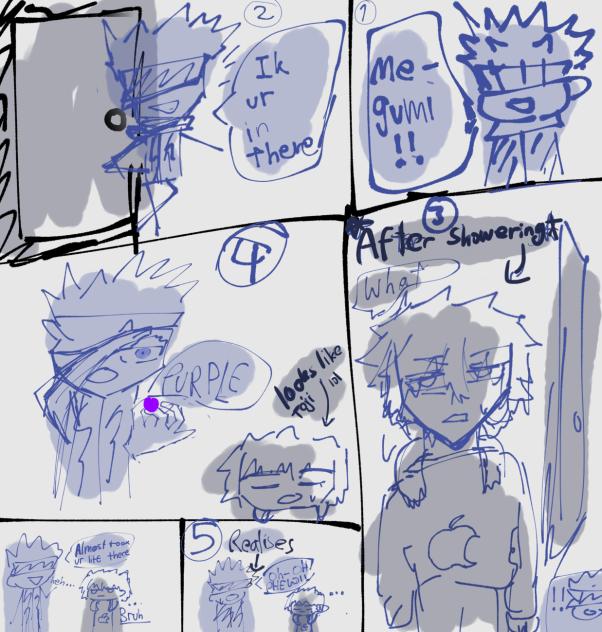 when gojo thinks megumi is toji