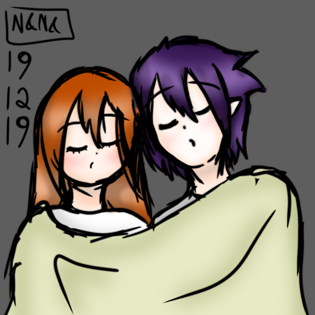 Aimi and Amajiki sketch