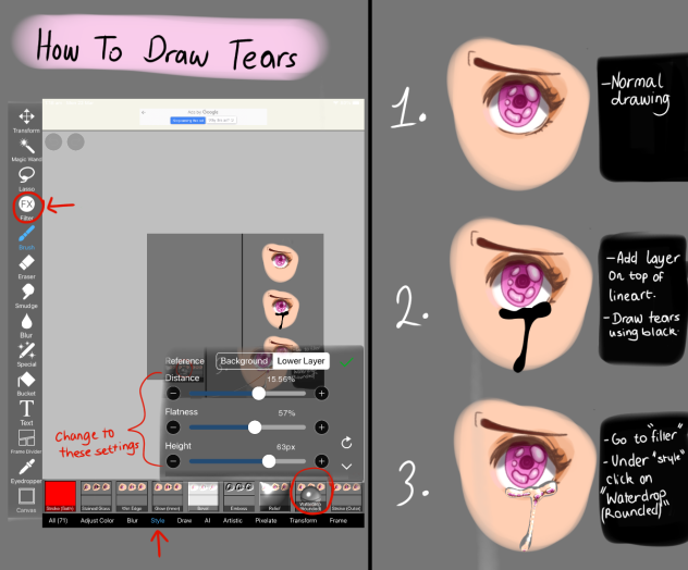How To Draw Tears