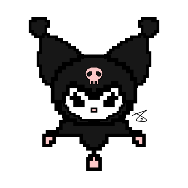 Kuromi pixel art