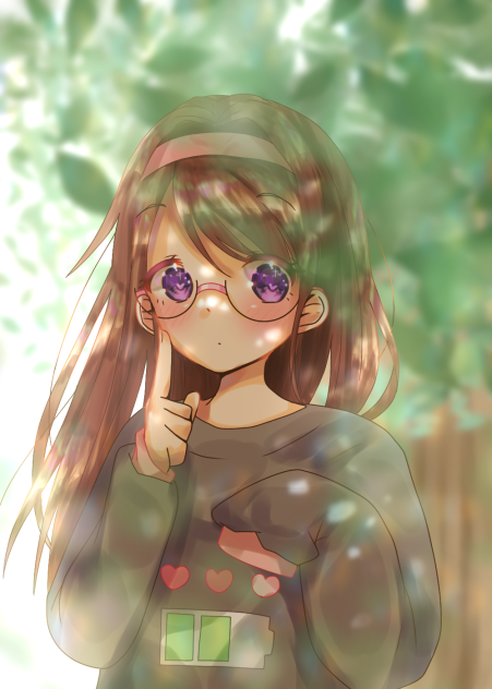 #萌え袖メガネっ娘はマジ目の保養