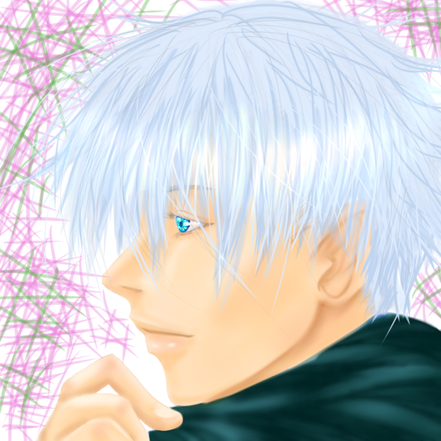 五条悟先生イラスト Ibispaint