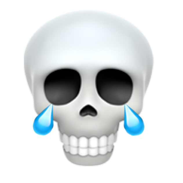 Free Emoji— LAUGHING SKULL