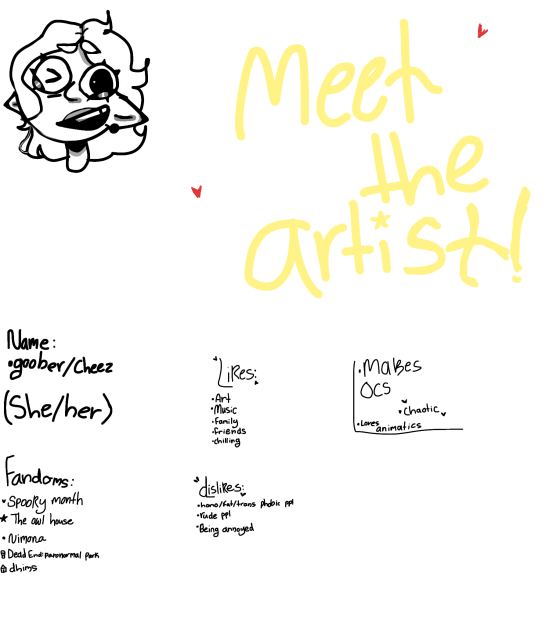 MEET THE ARTIST 🥳
