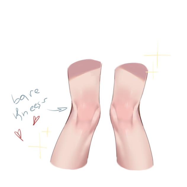 bare knees~🤙 - ibisPaint