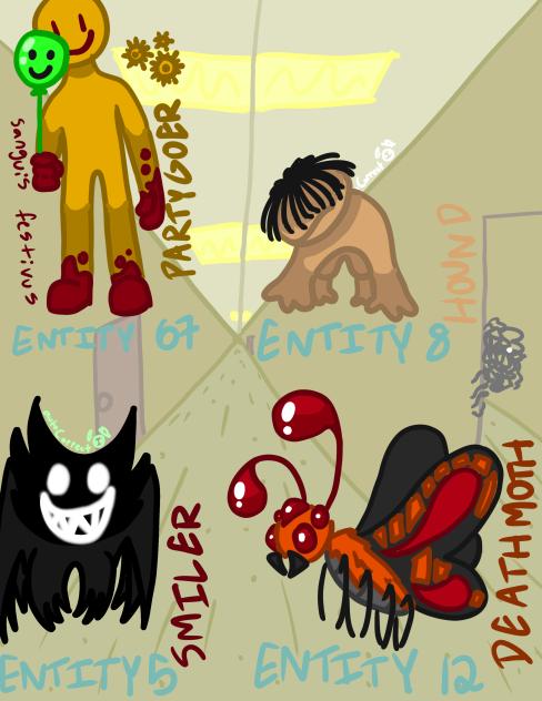Four Entities of The Backrooms