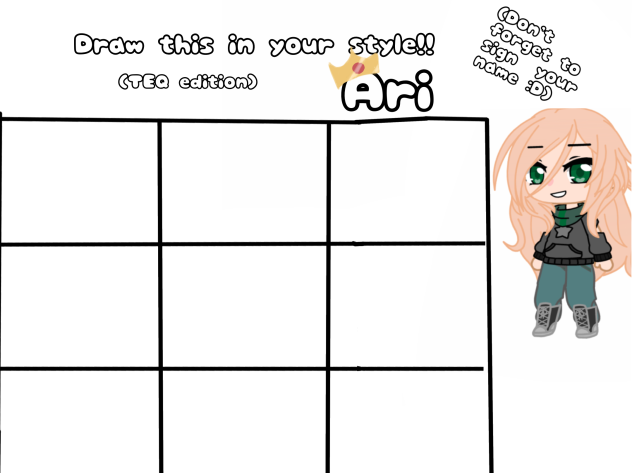 Draw zis in your style