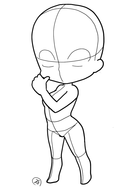 ちびキャラの素材にどうぞ