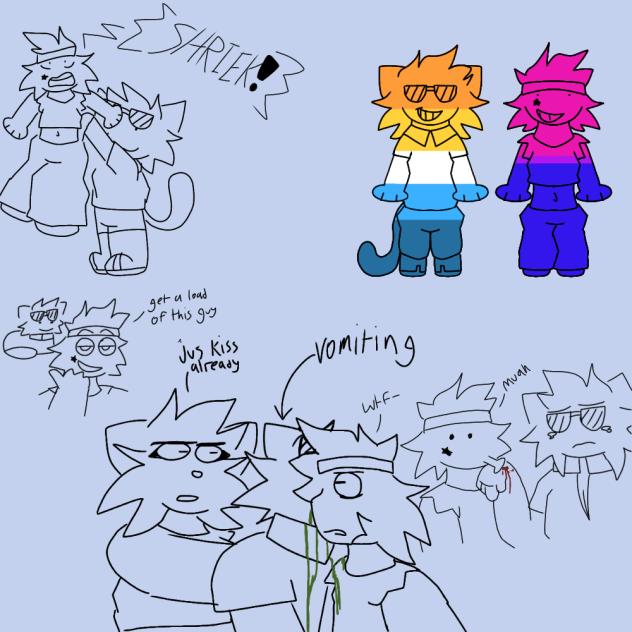 trevor and b-man acting gay (theyre not)