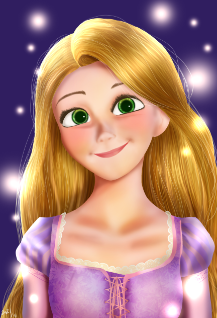 もえ様　ラプンツェル アニメーション ラプンツェル ・ 消えてしまった色 ・ おとぎ話 (Rapunzel