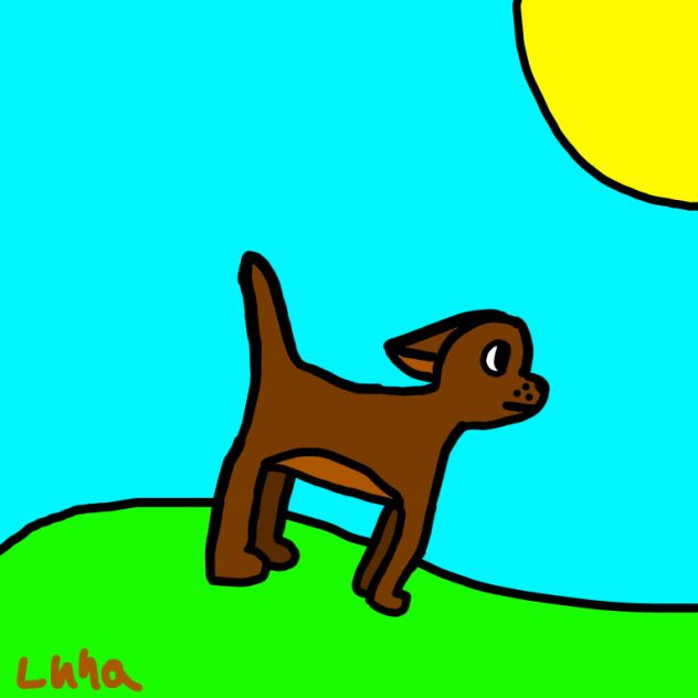 Cute dog - ibisPaint