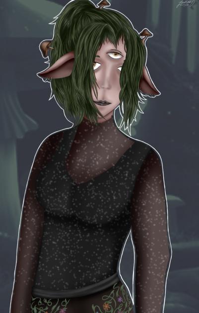 OC drawing (Clove) not my oc btw