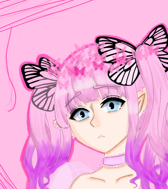 Butterfly girl