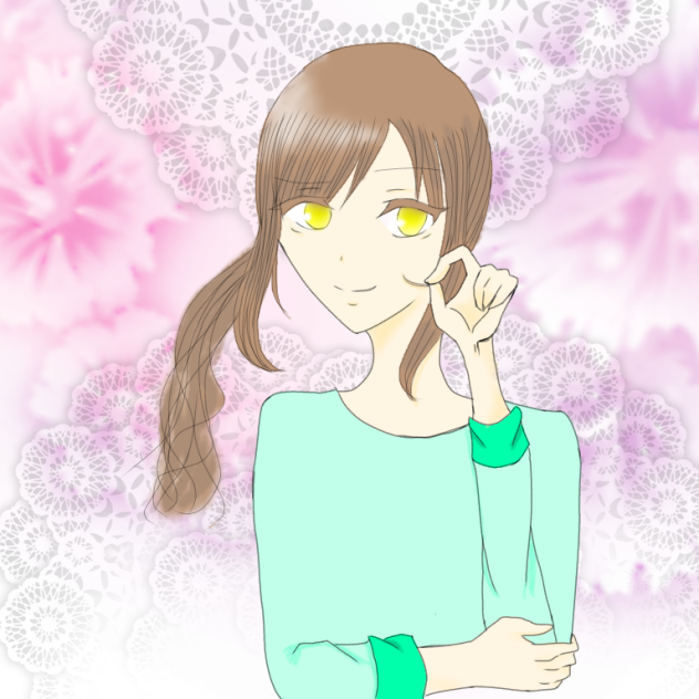 女の人描いてみた！