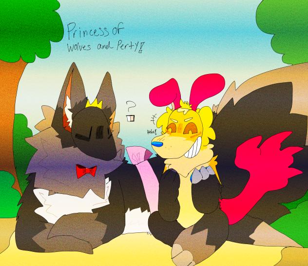 🐺A royal friendship!!!!🐶