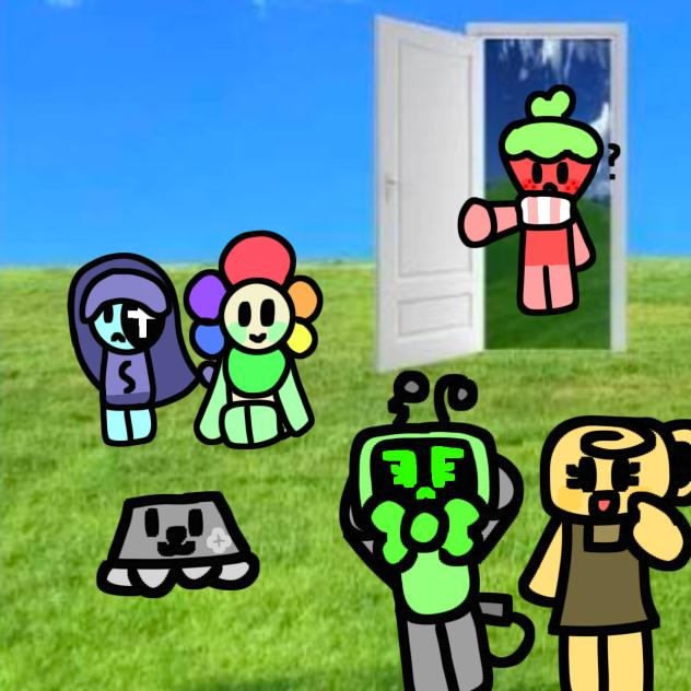 dandy's world mains touching grass🌼🌕🦖🍓📺