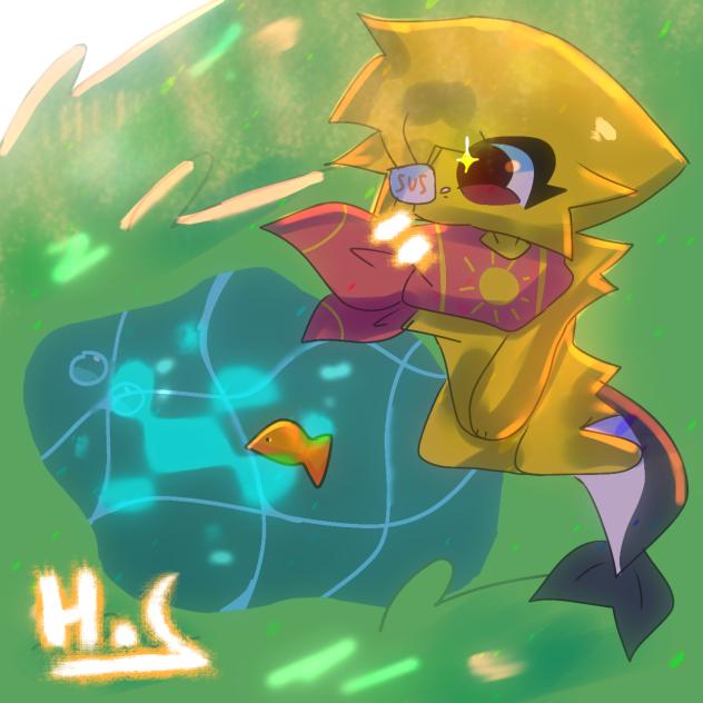CHILLING WITH DA FISH 🐠 - ibisPaint