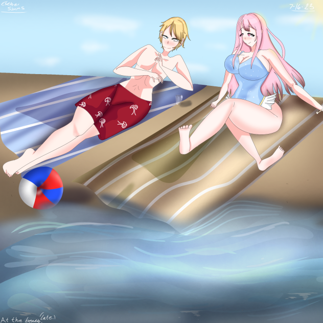 At the beach [Random]