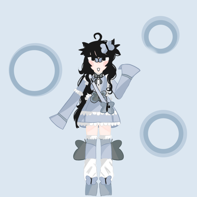 butterfly eggo ^^🦋🦋🦋🫐💙🤍💙🤍