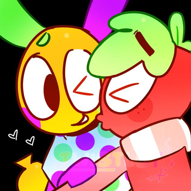 berryfunny dandys world kiss uwu
