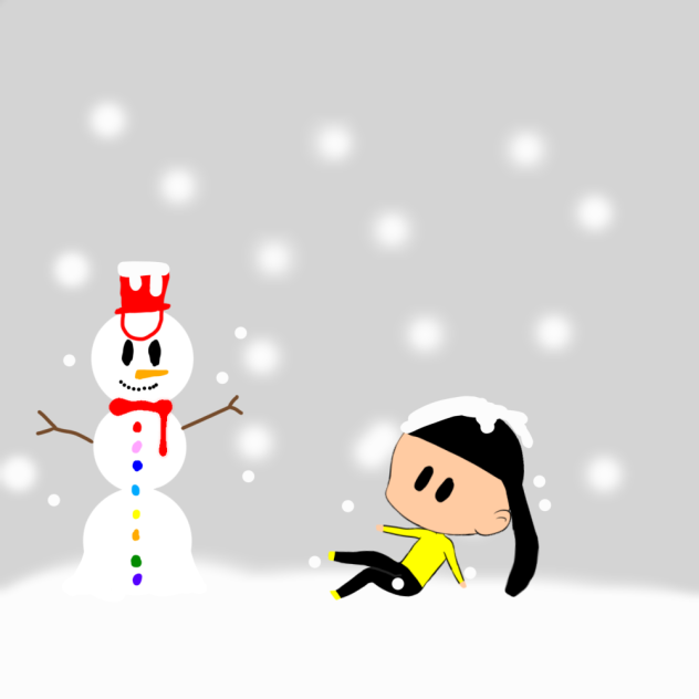季節外れの雪