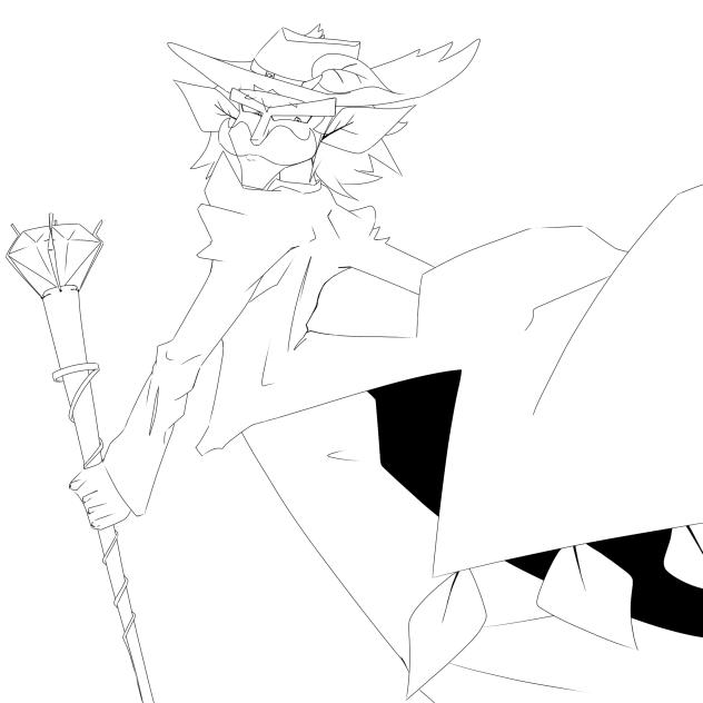 Vincent Van Go Lineart