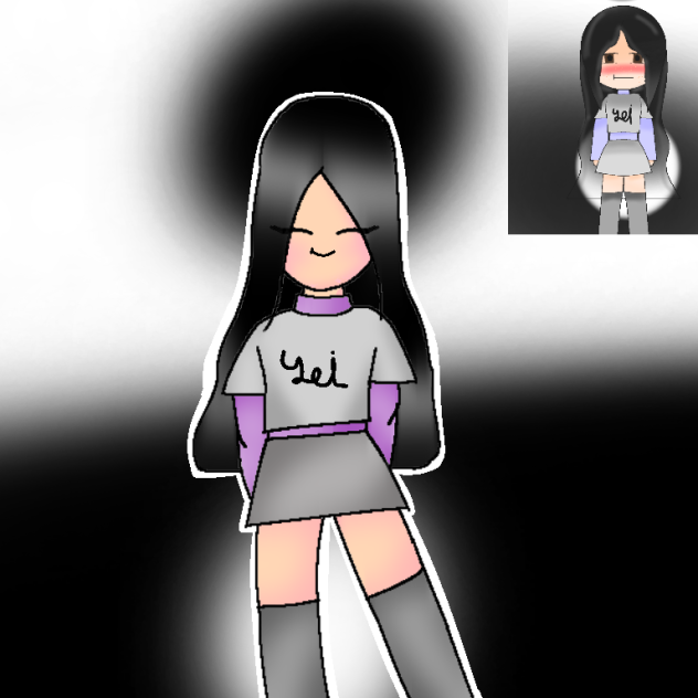 yin yang girl (recreated)