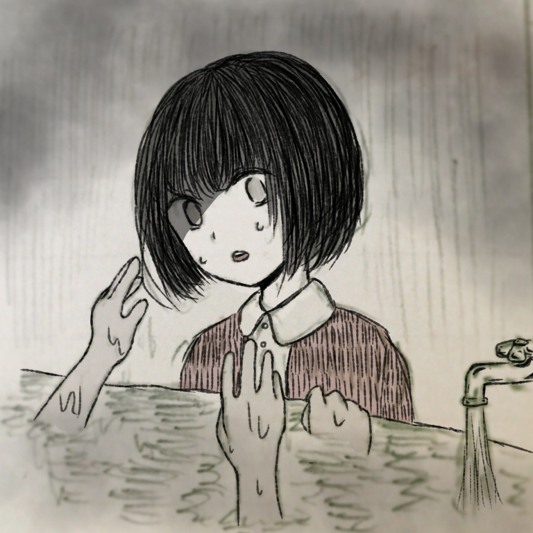 仄暗い水の底から Ibispaint