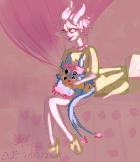 Aizen and his silly pet monster