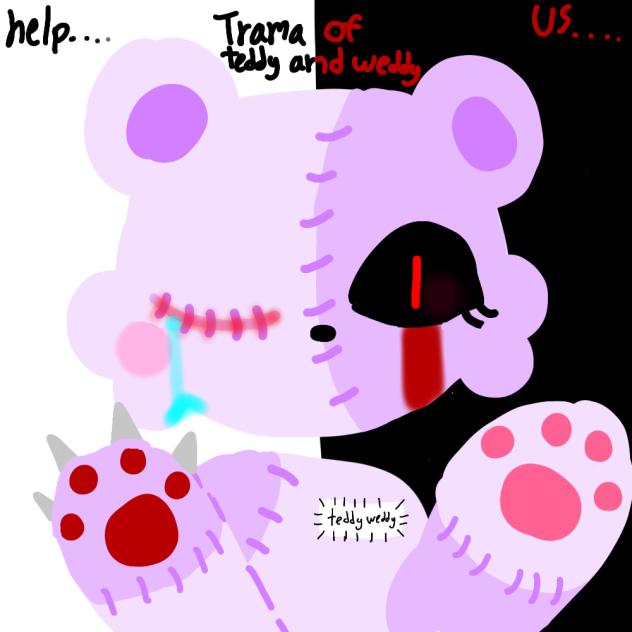 Trama of teddy and weddy (my new oc)