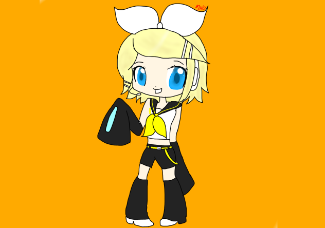 Speed Paint Kagamine Rin chibi - ibisPaint
