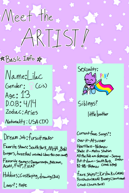 Meet the artist!