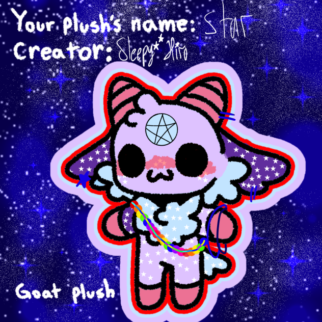 My goat plushie!