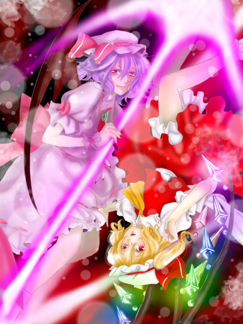 スカーレット姉妹描いてみた