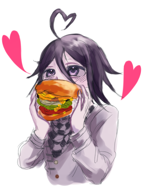 王馬小吉に🍔食べさせたの(落書き)