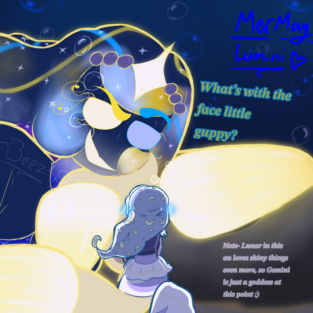 Deep blue Lumini