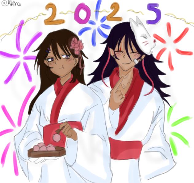 My 2 ocs in reunion 💗