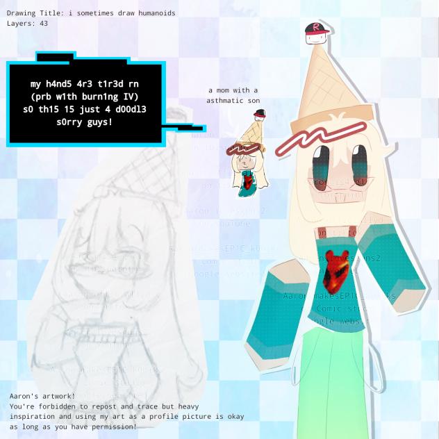 151 ◍ i sometime draw humanoids