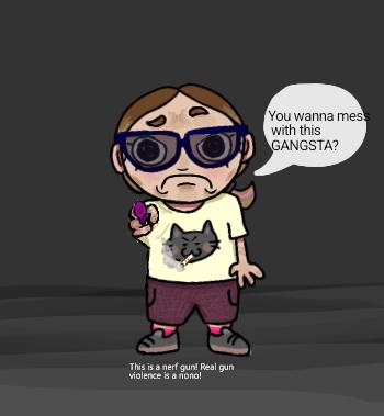 Gangsta eva 😎