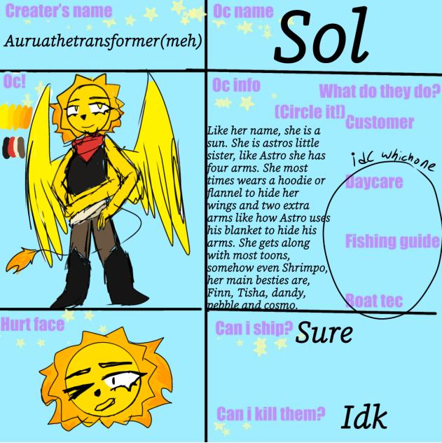 Oc for a comic again