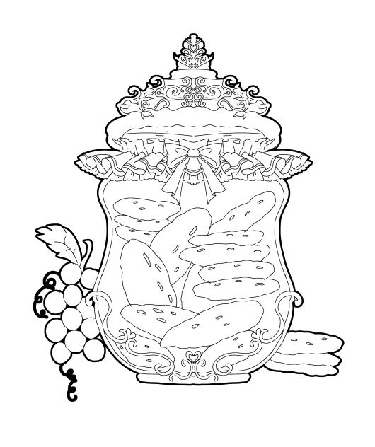 Cookies stamp outline