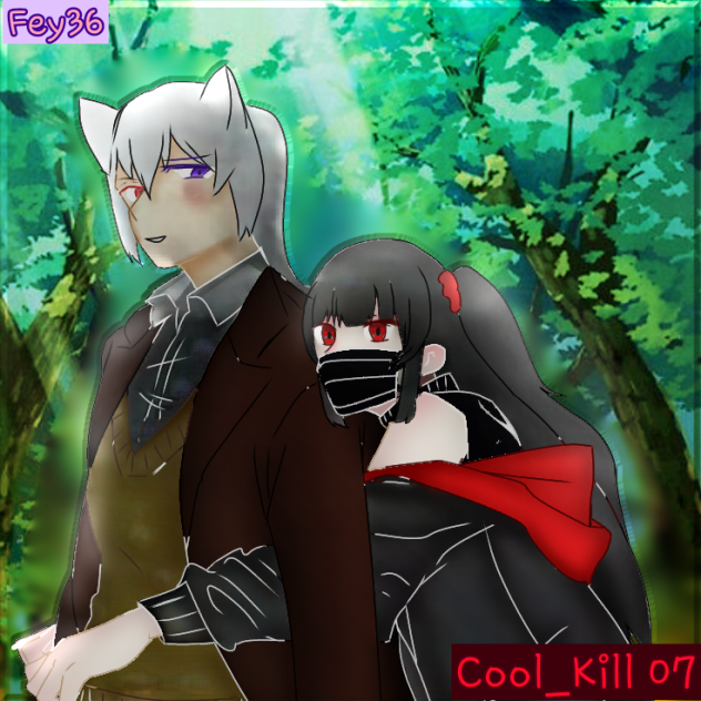 [Ibispaint] ยืมมาสคอสเพื่อนมาวาดคงไม่ผิด